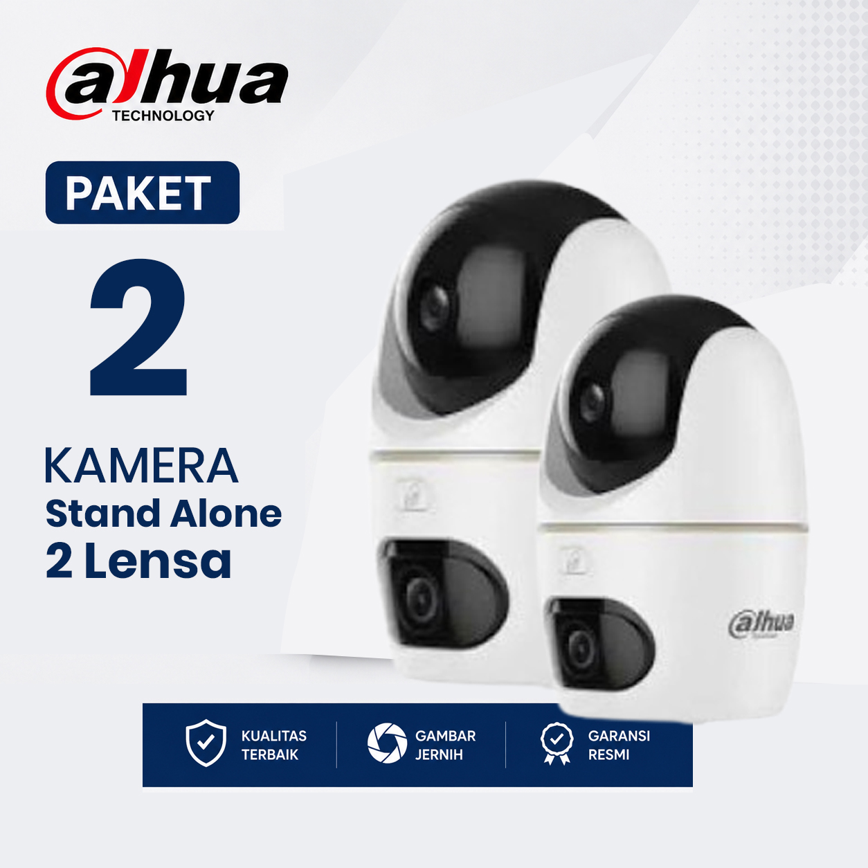 Paket CCTV Dahua2 Lensa 2 Kamera 3MP